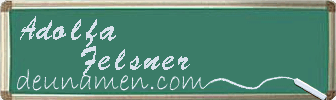 Adolfa Felsner Visitenkarte